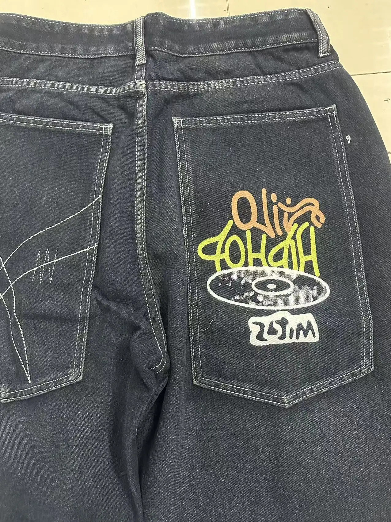 American Fashion Joker Oversized Loose Jeans Women Street Y2K Hip Hop Casual Punk Rock Wideleg Pants Unisex Mopping 251225