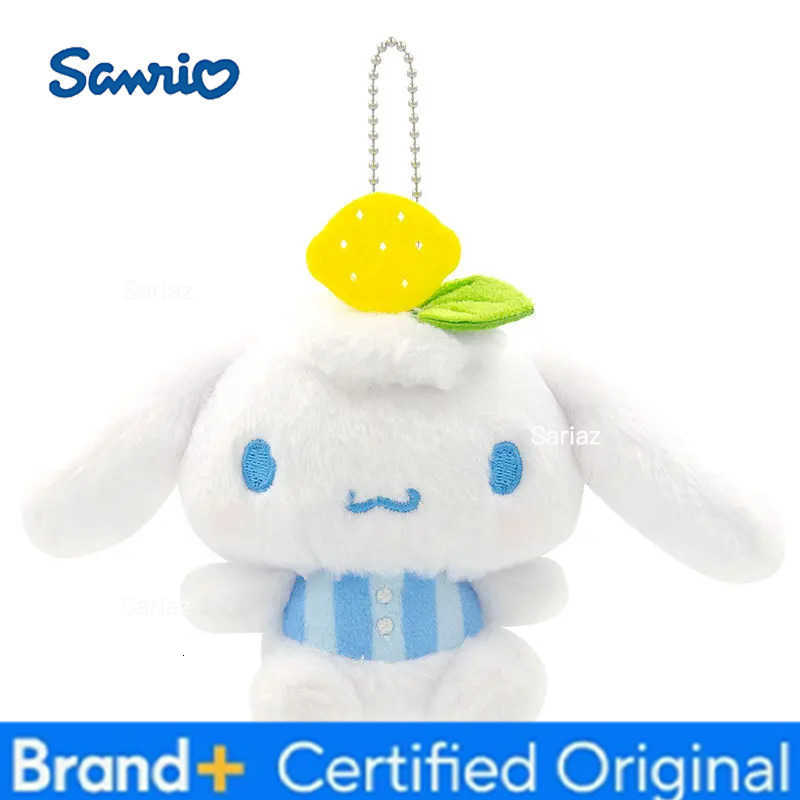 Sanrio Cute Flower Fruit HelloKitty Kuromi Melody Cinnamoroll and Pochacco Plush Doll Keychain Diy Bag Accessories Pendant Send Gifts H251225