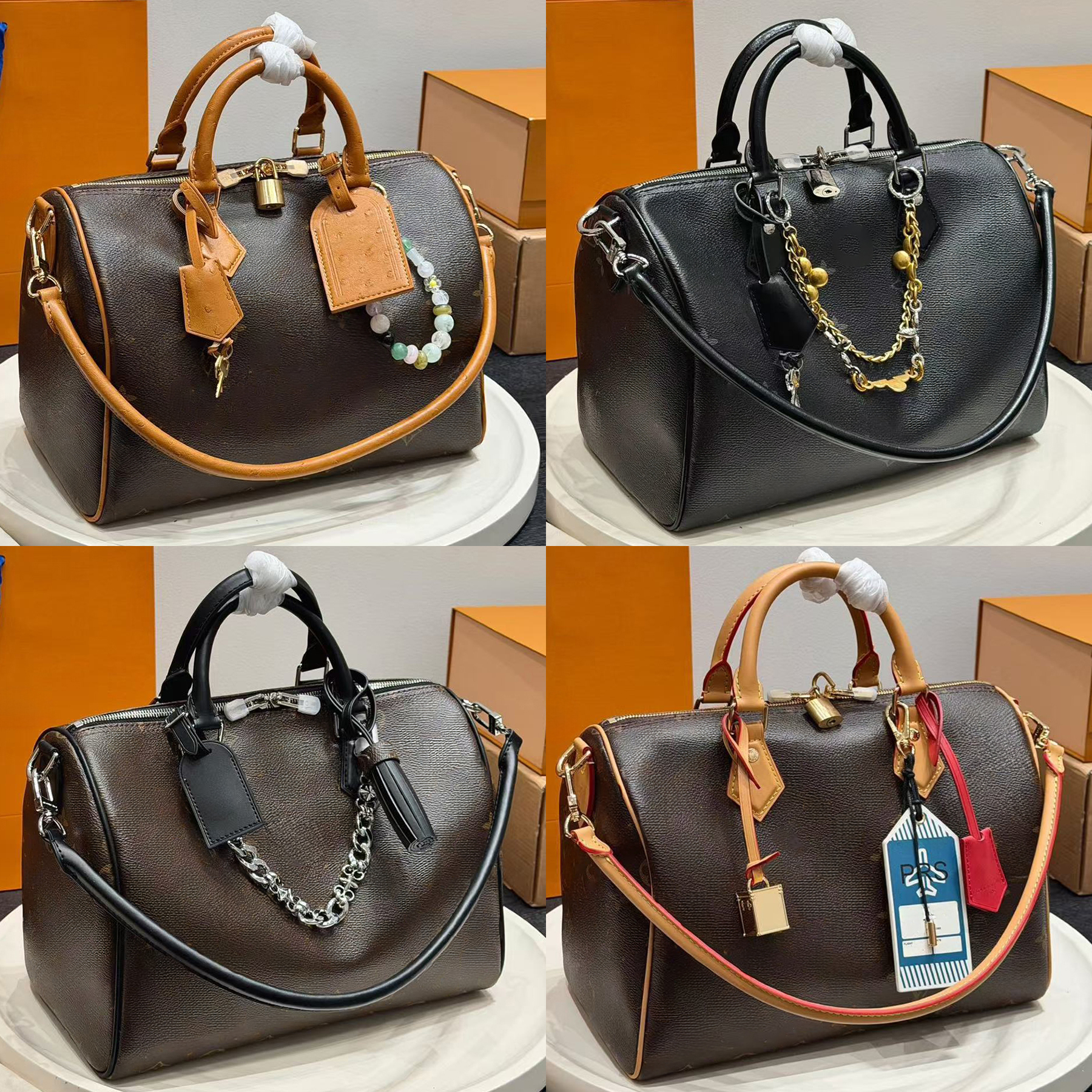 black flower shoulder bag Coin Purses wallet Designer Bag Women Tote Bag Purs Handbag Pillow Zipper 30cm 25cm Shoulder Bag