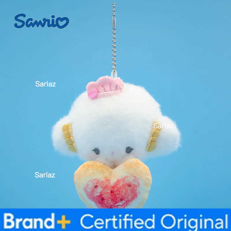 Sanrio Genuine Kawaii Cogimyun Kogimyun Kitty Plush Toy Keychain Kids Stuffed Plush Small Pendant Keyring Children Birthday Gift H251225