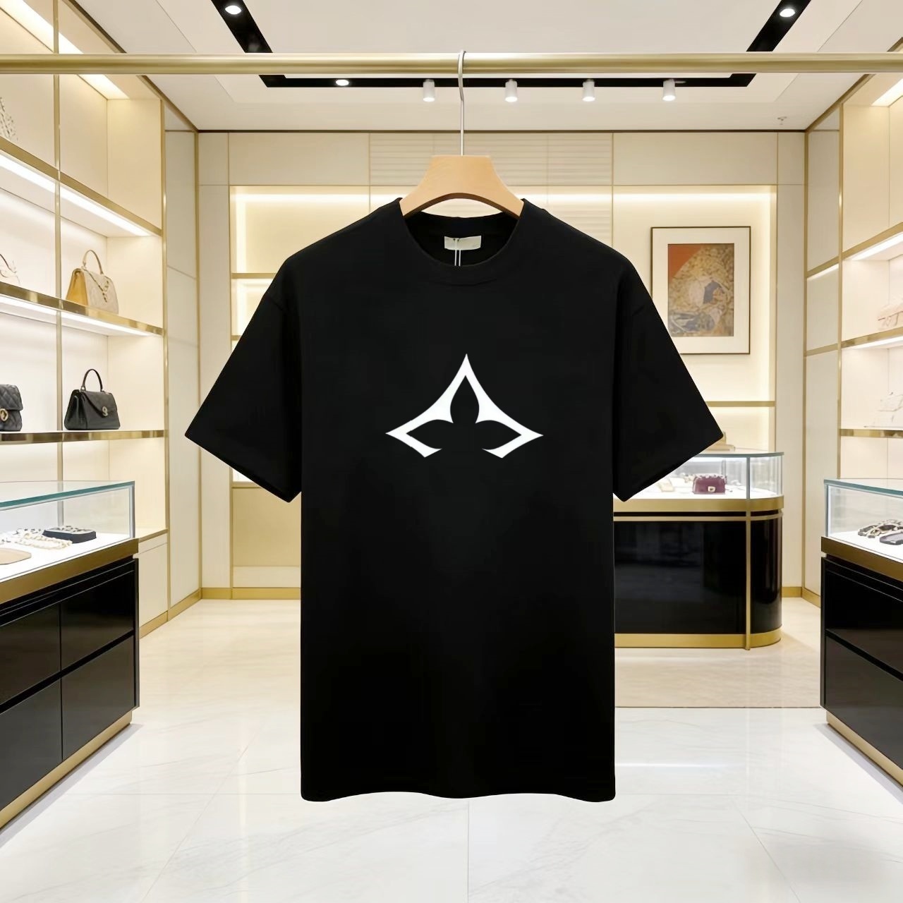 designer mens t shirt Luxury Tee Thick Cotton Printed Short Sleeve womens Tops Streetwear Loose Design casual fashion short sleeved T-shirt 3XL