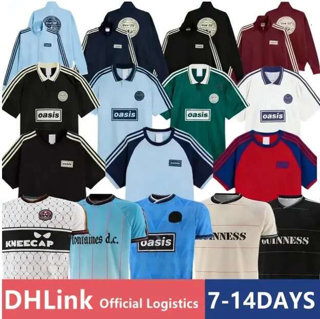 Bohemians Jersey 2025 2026 Oasis Tour Jacquard Football Jersey Shirts Tops 25 26 27 Fontaines Dc BLACK GUINNESS Soccer Jerseys 135th Anniversary Oasiss Live