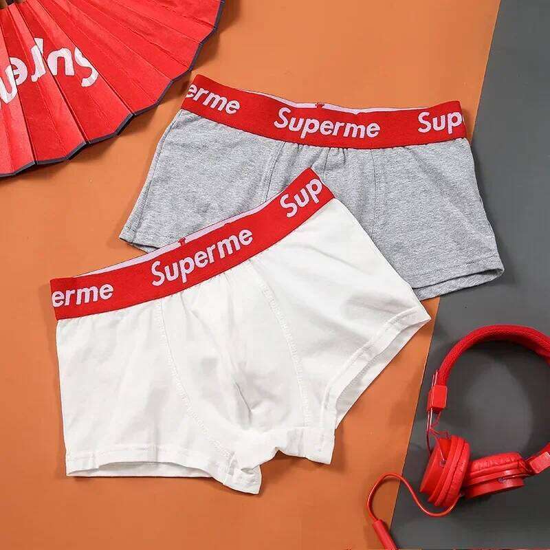 Men's underwear, high stretch cotton boxer shorts, sexy, comfortable and soft underpants, plus size M - 2XL. X251225