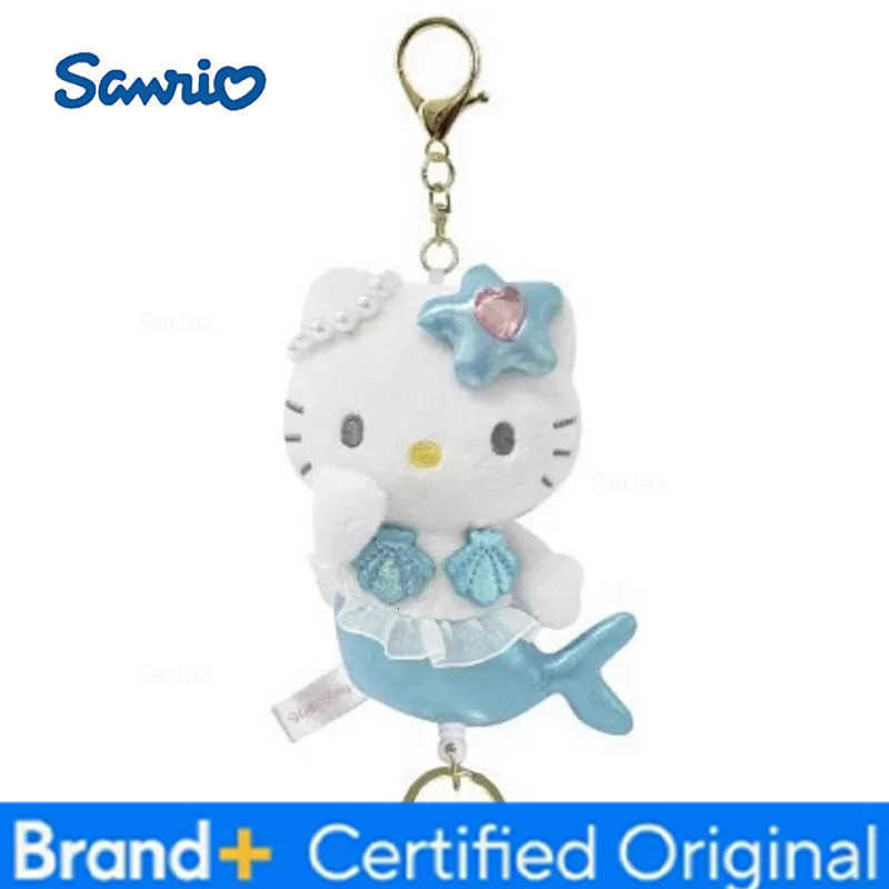 Sanrio Kawaii Long Legs Heiseic Hello Kitty nic Plush Keychain Flower Fairy Mermaid Cartoon Doll Toy Backpack Pendant girl gift H251225