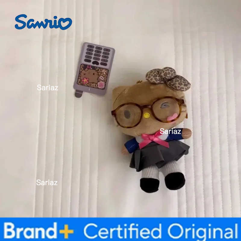 Sanrio Kawaii Hello Kitty Jk Uniform Cute Girl Glasses Exquisite Bag Pendant Cute Kt Cat Girl Children Cartoon Decor Girls Toys H251225