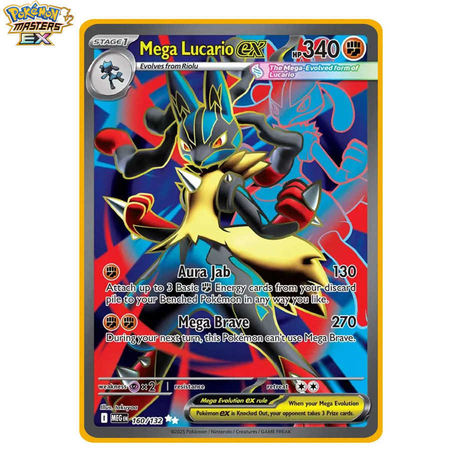 2026 NEW Pokemon Metal Card 10000 Points Arceus Charizard Super Card English Mewtwo Lucario Greninja Lillie Anime Cards L251225P0FD