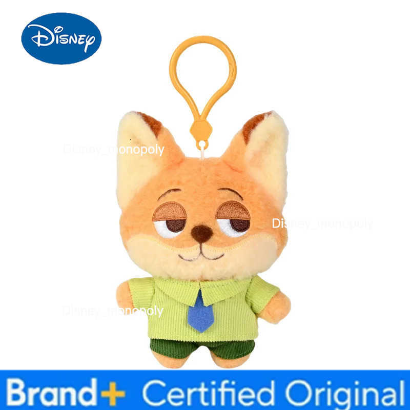 Disney Original Plush Toys for Girls Zootopia Judy Nick Pendant Backpack Charm Bag Accessories Bag Doll Girls Room Decor H251225