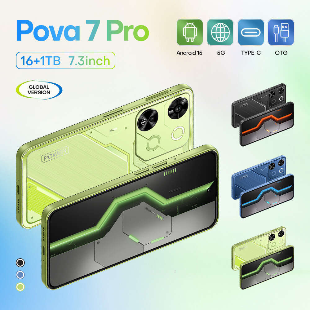 Famous Brand Cross Border Exclusive Smartphone Pova Pro HD Large Screen T In Stock Android Phone Hot Sale CKS