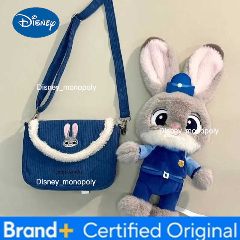 Disney Zootopia Judy Hopps Nick Wilde Plush Doll Bag Detachable Cute Single Shoulder Bag Crossbody Bag Girls Gift Holiday Gift H251225