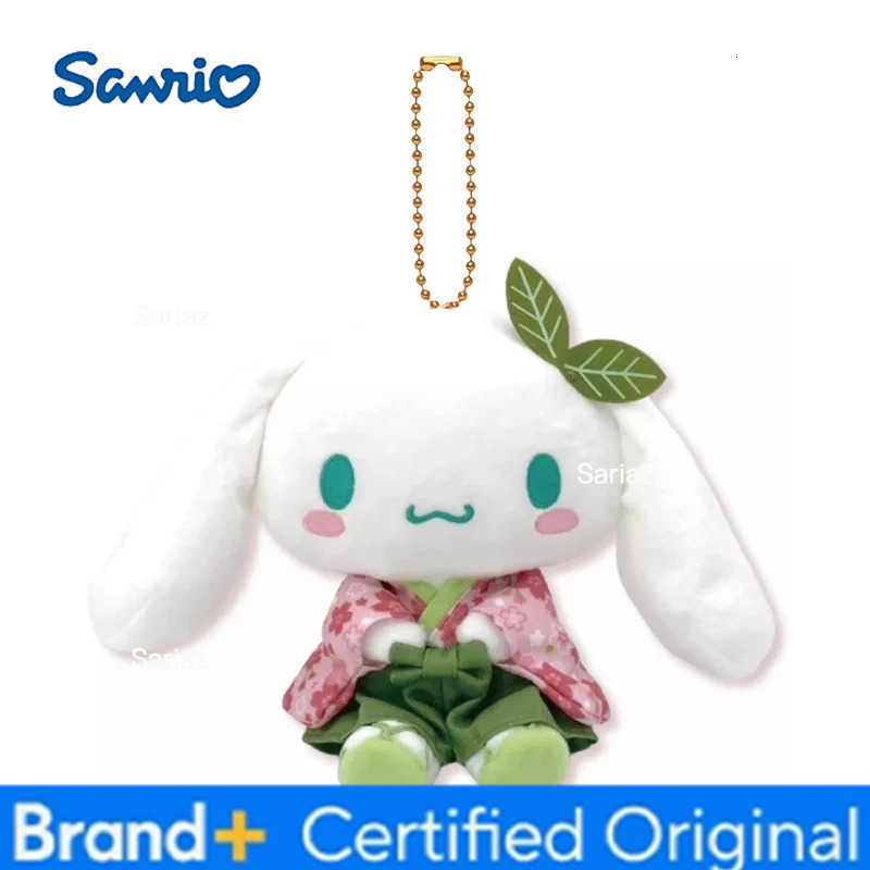 Sanrio kimono Plush Toys Hellokitty Cinnamoroll Kuromi Pendant Bag Accessories Bag Car Pendant Keychain Valentines Day Gift Toy H251225