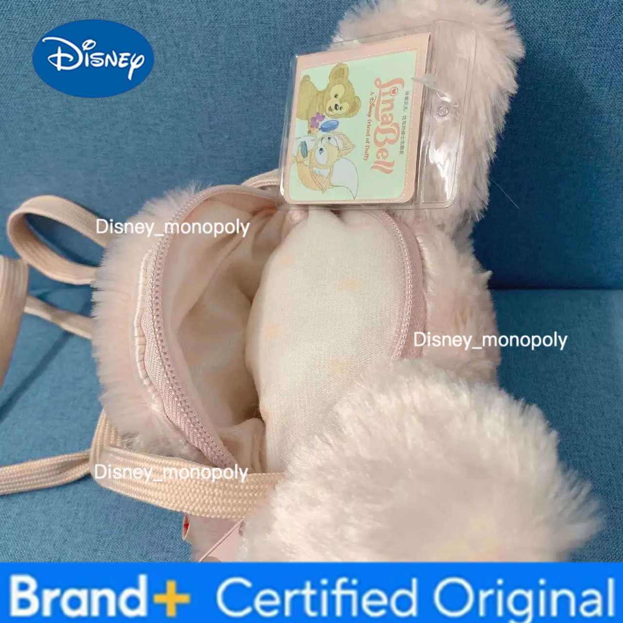 Disney LinaBell Kawaii Coin Purse Bag Cute Cartoon Wallet Card Holder Phone Pendant Girl Heart Keychain Surprise Birthday Gift H251225