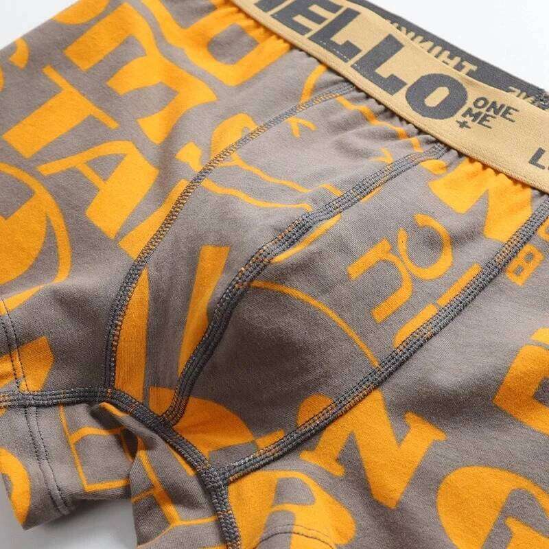 Men Underwear BoxerShorts Cotton Man Panties Male Boxers Breathable Comfortable Mens Printed Underpants Sexy cuecas calzoncillos X251225