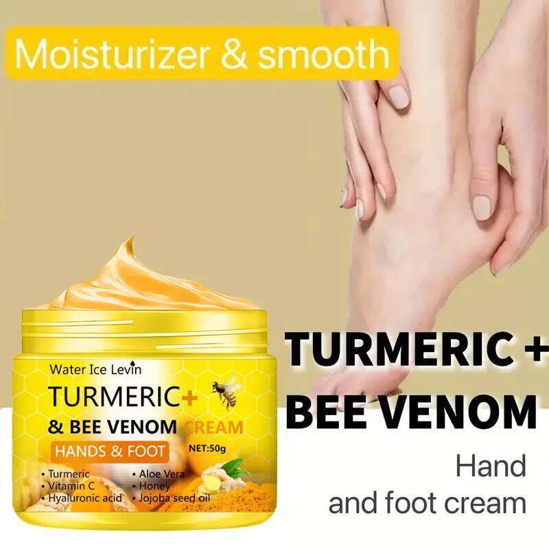 Poison Bee Hand Foot Cream, a Natural Moisturizing Care Cream for Dry Flaky Skin, Contains Organic Ingredients to Make the Skin Soft, Smooth and Hydra