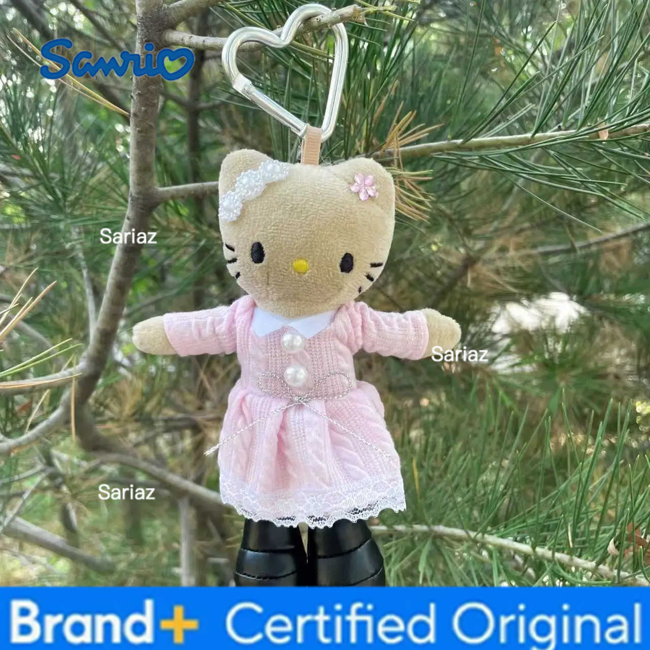 Sanrio 16cm Anime Long Legs Hello Kitty Stuffed Dolls Plush Key Chains Backpack Hangings Valentine Graduation Birthday Gifts For Kids H251225