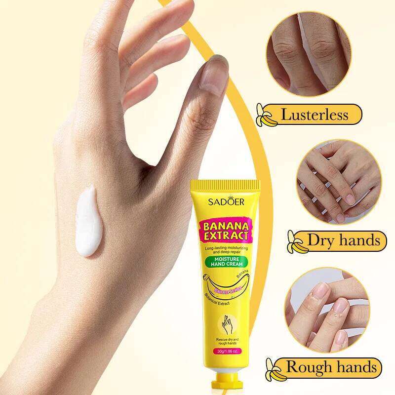 3/5pcs SADOER Banana Cream Anti-Drying Crack Moisturizing Whitening Repairing Hand Creams Skin Care X251225