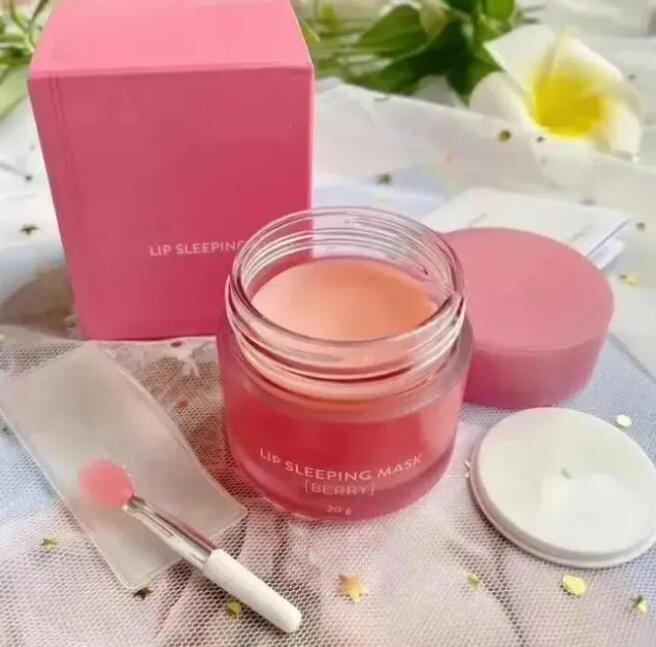 Lip Sleeping Mask 20g mint choco berry grapefruit 3 kinds scent Nourishing Lip Balm Moisturizing Lip Care