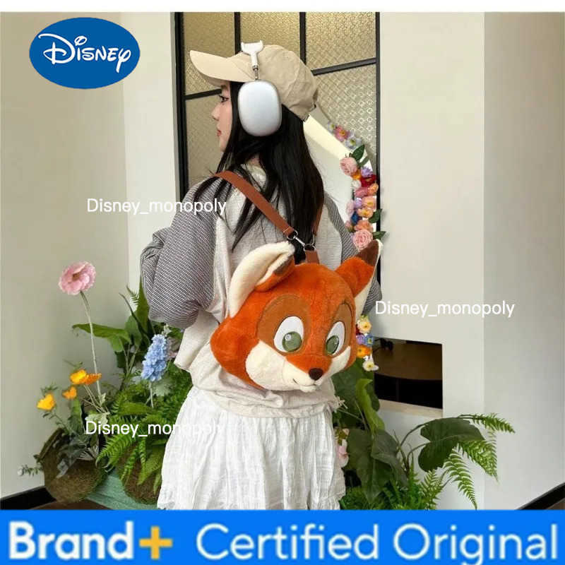 Disney Hot Sales Zootopia Backpack Kawaii Anime Cute Fox Nick Creative Fashion Large Capacity Storage Shoulder Bag Holiday Gift H251225
