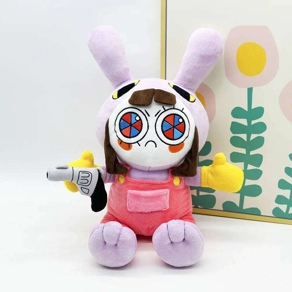 Amazing Maid Pomni Plush Cute Anime Rabbit Jax Plushie Kawaii Cartoon Stuffed Soft Decor Pillow Doll Kids Birthday Gift X251225