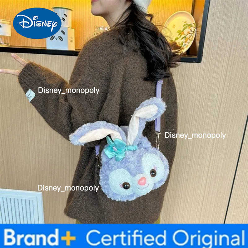 Disney Stellalou Linabell Lotso New Creative Cartoon Fashion Simple Versatile Large Capacity Plush Shoulder Hand Crossbody Bag H251225