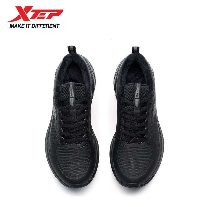 Xtep Male's Cotton Shoes 2025 Winter New Arrival Strong Wrapping Comfortable Lace Up Cushion Durability Sneakers 875419370017 X251225