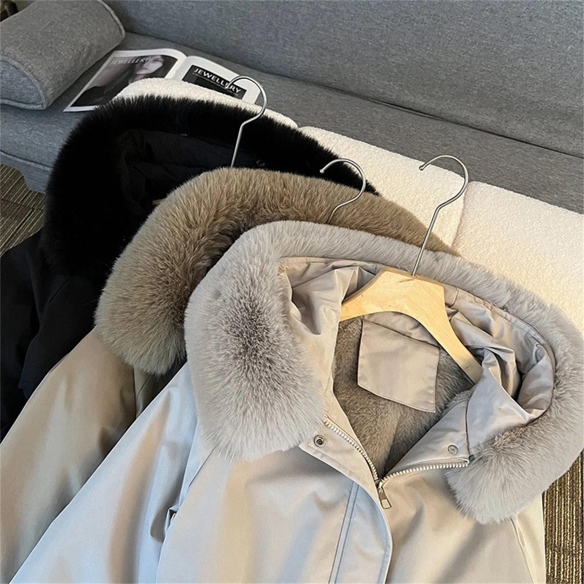 Winter Warm Parkas Jacket Women Fashion Korean Loose Hooded Thick Casual Cotton Padded Coat Female Overcoat Lady Tops 251225