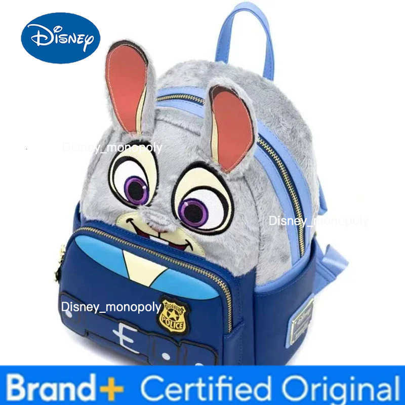 Disney new Loungefly Plush Skin Series Zootopia Judy Hopps Lotso Stitch Mini backpack H251225