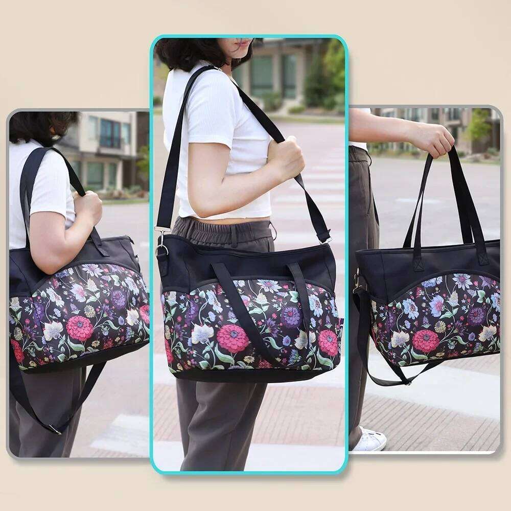 INSULAR Waterproof Crossbody Handbag Single Shoulder Portable Mommy with Large Capacity Multi-functional Baby Diaper Bag X251225
