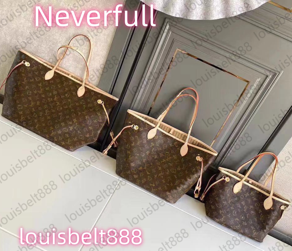 Luxury Designer Tote Bag Women Fashion Classic large capacity Crossbody travel Monogram Handbag Vintage Leather Shoulder Bags Clutch bag backpack Wallet 3 size