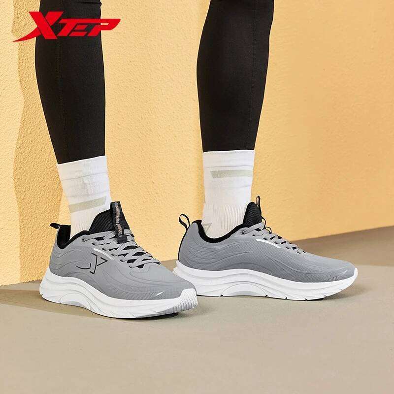 Xtep 299 Leather Running-Streamline Cotton For Men 2024 Winter Warm Sports Shoes SneakersSuggest 1 size up 876419370030 X251225