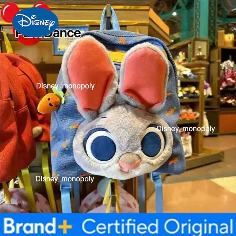Disney Kawaii Zootopia Judy Hopps Backpack Parkdance Cute Plush Large Capacity Doll Bag ChildrenS Outing Bag Holiday Gift H25122511
