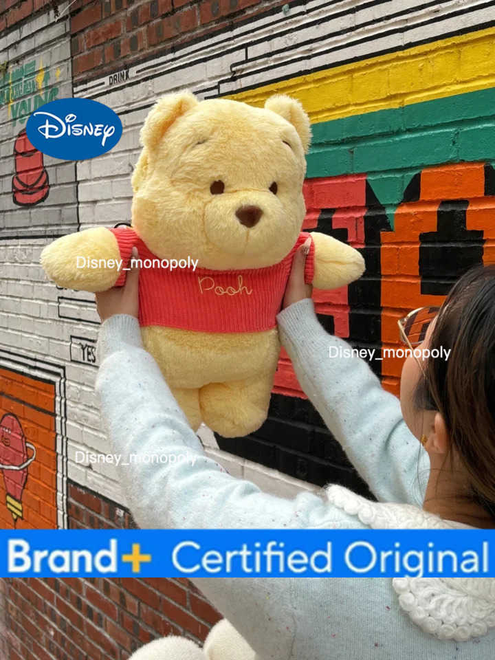 Disney Genuine Cute Kawaii Donald Duck Plush Backpack Doll Winnie The Pooh Judy Nick Lotso Cartoon Figure Bag Anime Peripheral Toy H251225