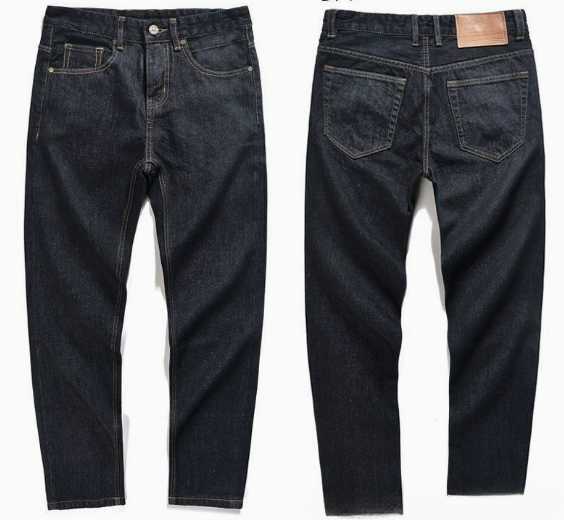 Cool Trend Men's Loose Straight Denim Casual Big Size Personalized Trendy Jeans H251225