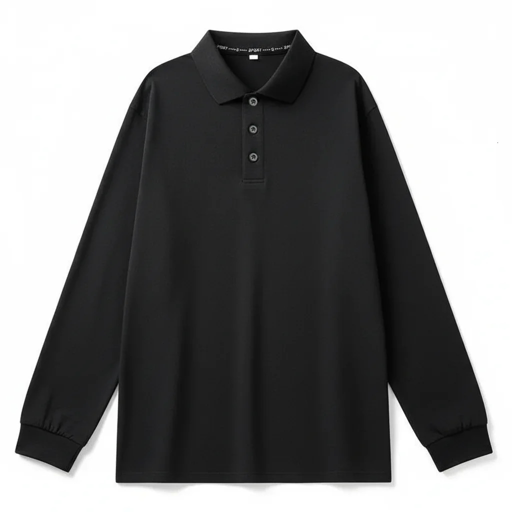 Plus Size Men Polo Shirts Autumn Winter Long Sleeve Polos 1XL-7XL 110-175kg Loose Oversized Tops Big Size Men Clothing 251225