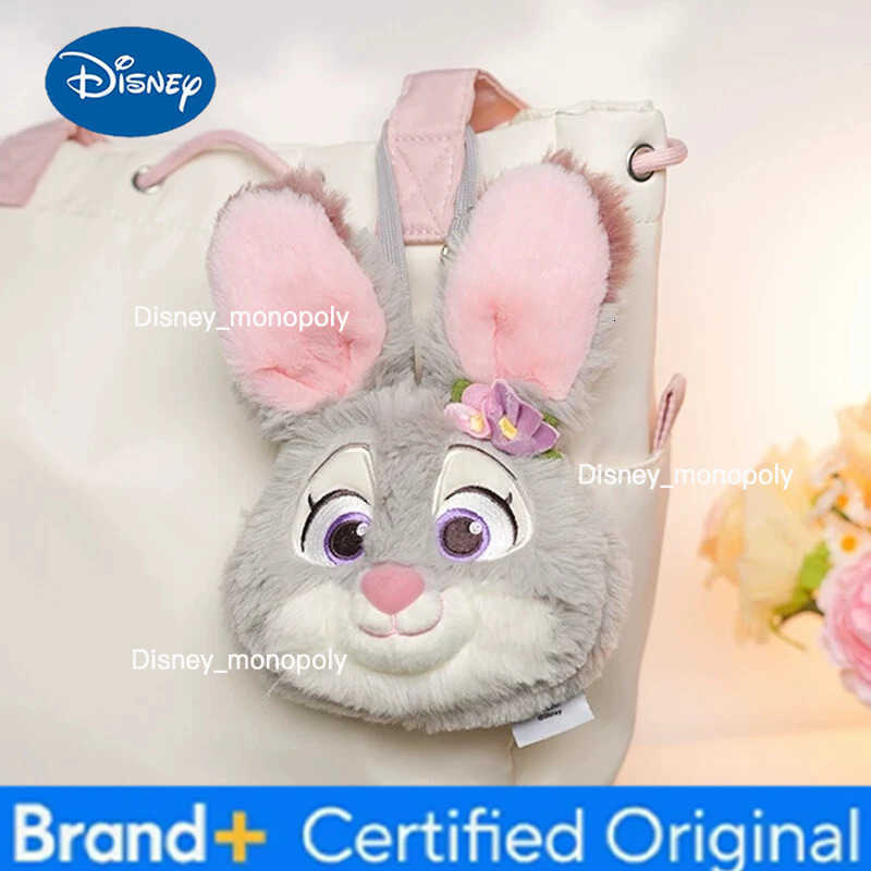 Disney Zootopia Judy Nick Leopard Officer Wallet Earphone Portable Mini Key Bag Cute Cartoon Plush Coin Purse Pendant Decoration H251225