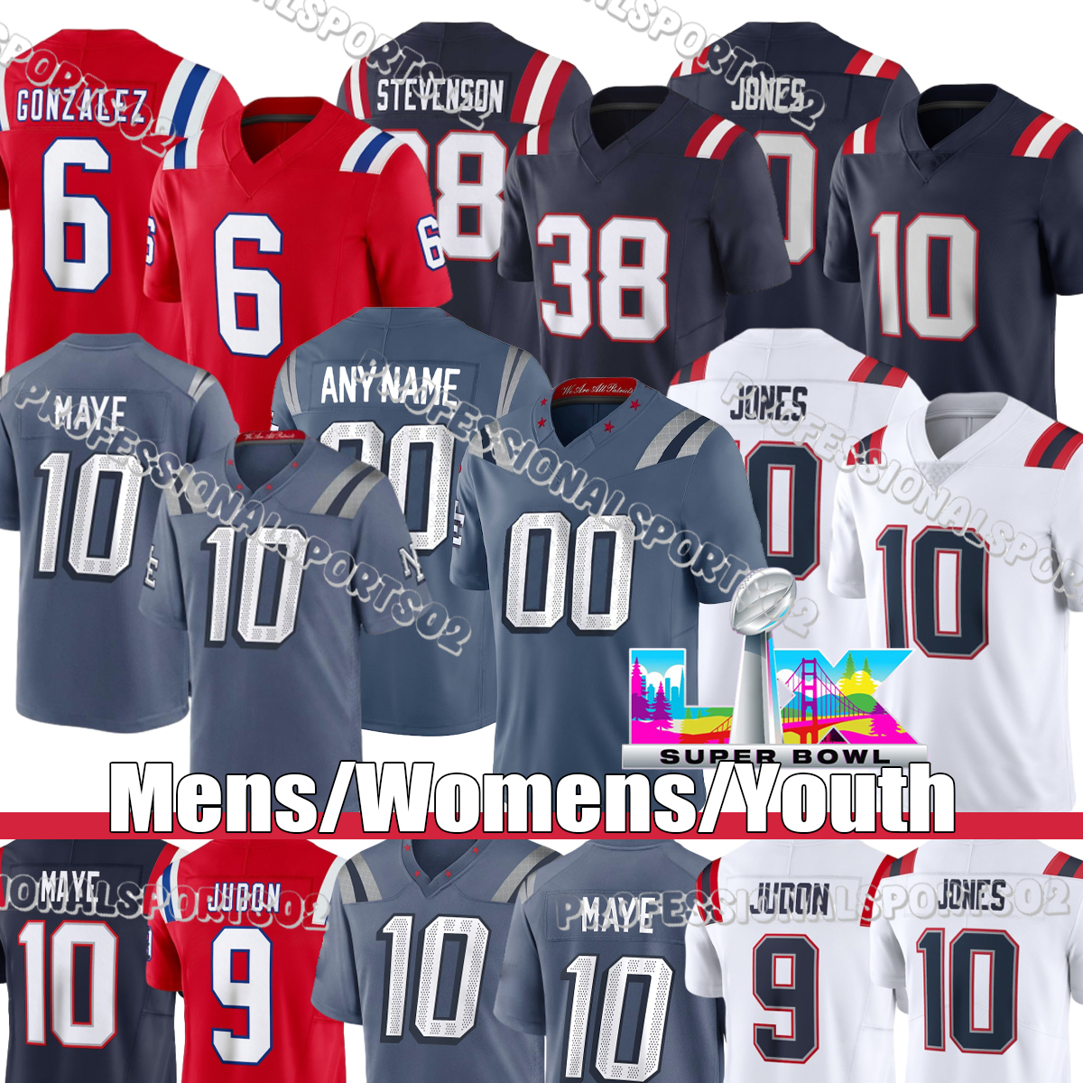 New Englands city PatriotsES Jersey Drake Maye Jersey Hunter Henry Jersey Patriotes Jersey Rhamondre Stevenson Jacoby Rivalries Collection Football Jerseys