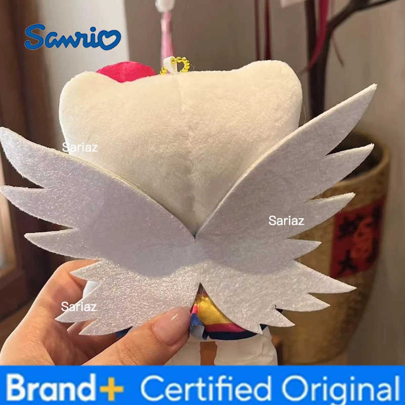 Sanrio New Kitty Plush Keychain Cartoon Kitten Dress Plush Toy High Quality Backpack Pendant Car Decoration Doll Christma Birthday Gift H251225