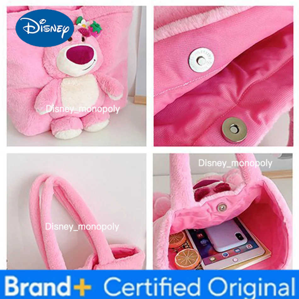 Disney 6pcs S-titch Bear Handbag Fashionable Simple Shoulder Bag Cute Casual Cartoon Bag For Birthday Gift 3527cm H251225