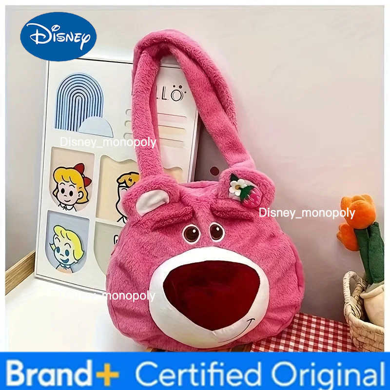 Disney Chip Dale Shoulder Bag Cartoon Dale Plush Handbag Fashion Womens Bag Large Capacity Shoulder Bag Shopping Bag H251225