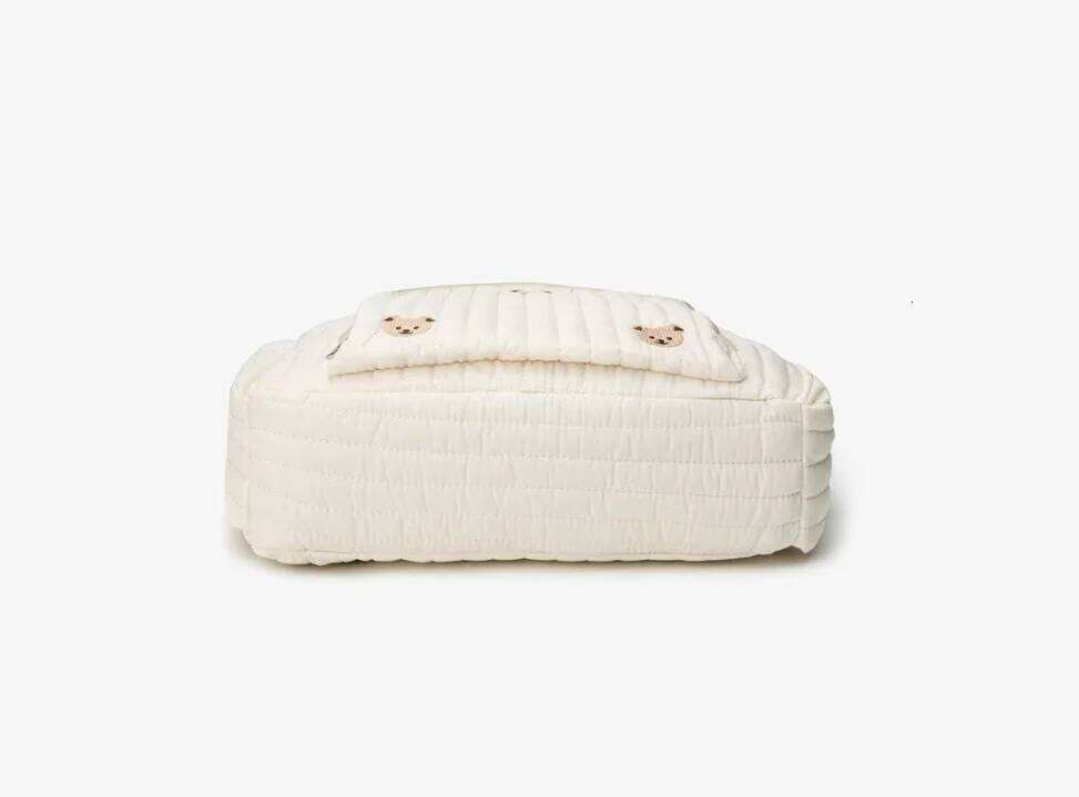 Teddy Bear Design Shoulder & Crossbody Wear, Durable Polyester Filling Large Capacity Mommy Diaper Bag with Embroidered X251225