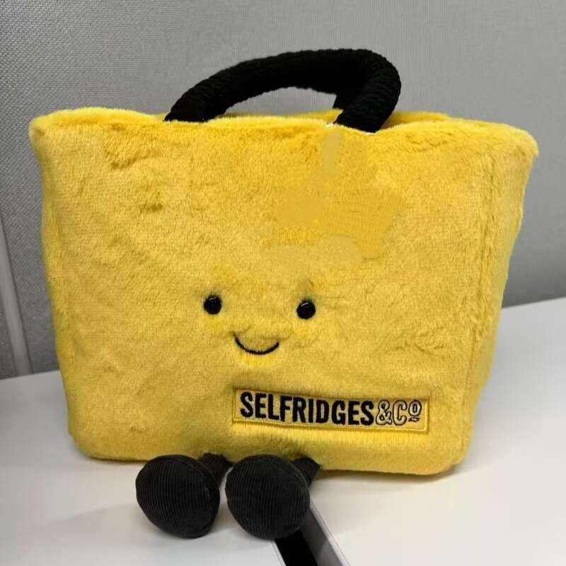 2025 New Plush Cute Cartoon Handbag Versatile Commuter Large Capacity Student Tote Bag