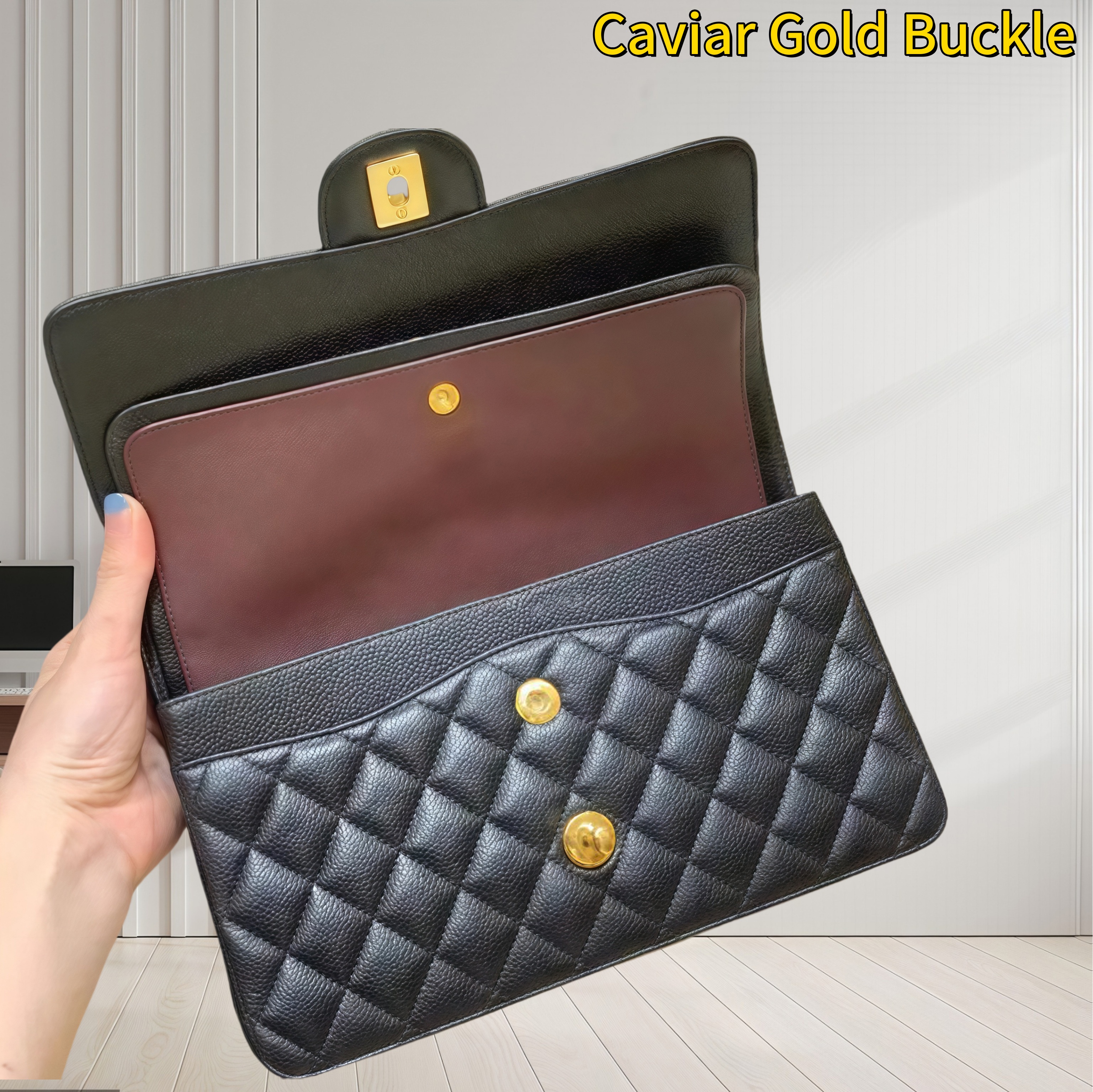 10A Mirror quality Classic Caviar sheepskin Flap Bag Designer Women Cross Body Bags Designers Shoulder bag