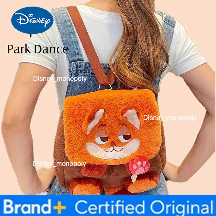 Disney Zootopia cute Judy Hopps backpack Nick Wilde cartoon plush shoulders package large capacity Travel go to work Girls Gift H251225