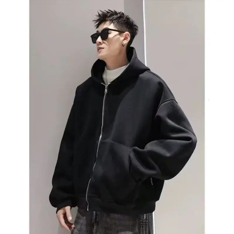 Autumn Winter American High Street Fashion Threedimensional Backpack Men Clothing Y2K Trend Hoodie Oversized Casual Sportswear 251225