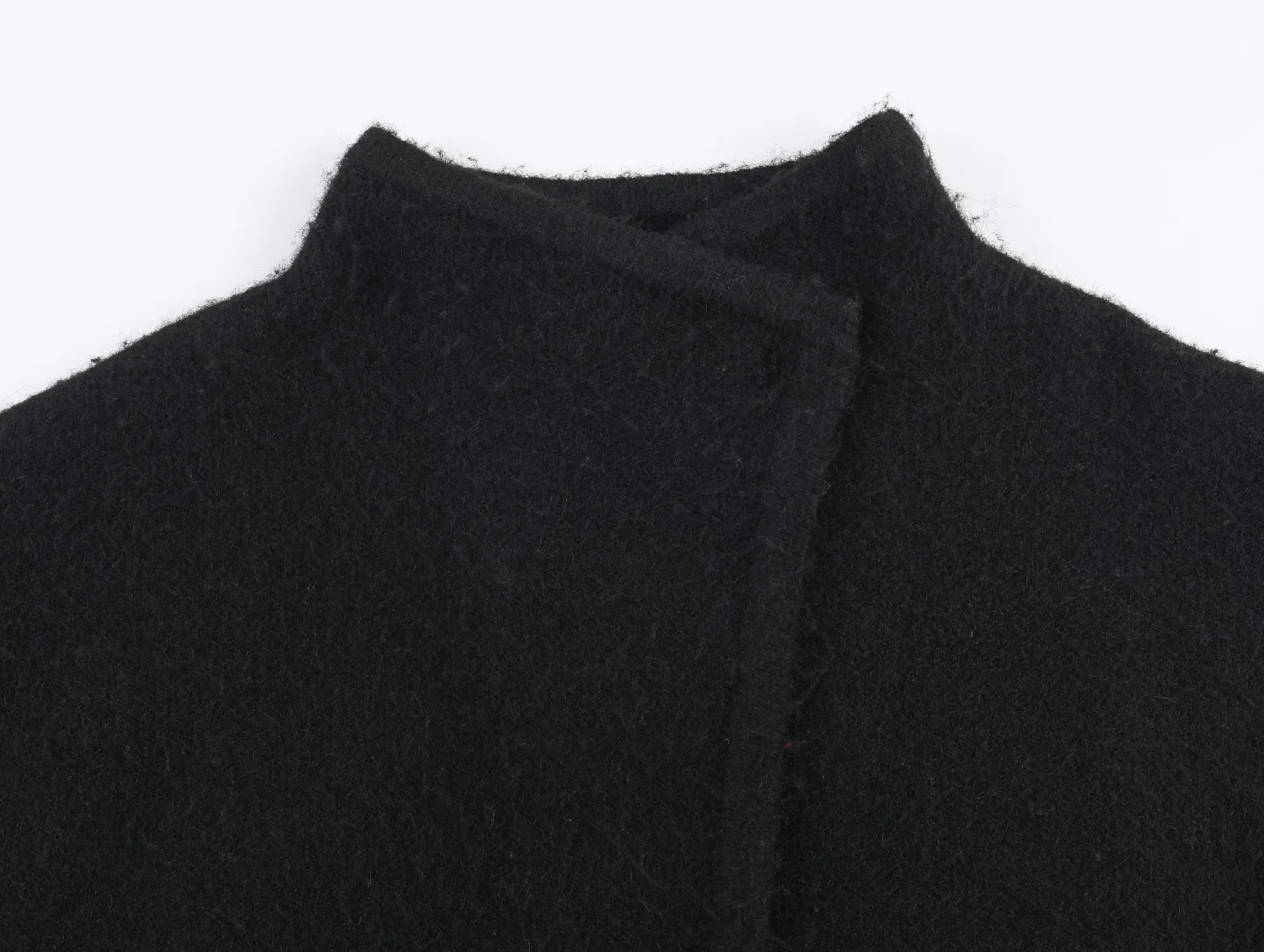 Winter Womens Casual Fashion Commuter Loose Pocket Embellished DoubleFlap Knitted Bomber Jacket 251225