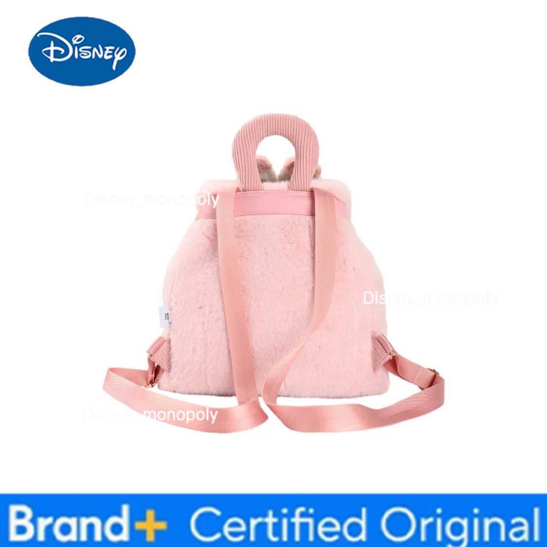 Disney Potdemiel Genuine Judith Nick Winter Language Plush Bag Cute Fashion Versatile Large Capacity Backpack GirlS Backpack H251225