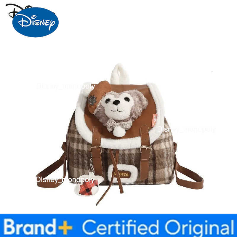 Disney Dafei Bear New Drawstring Backpack Fashion High Quality Girls Backpack Cartoon Versatile Multi Functional Womens Backpack H251225