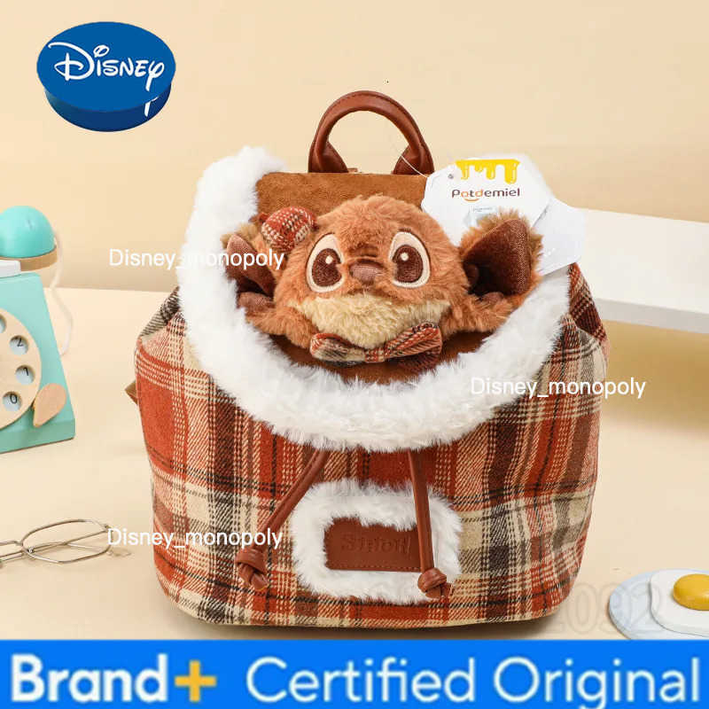 Disney Judy Nick New Fashion Backpack Cartoon Doll Womens Backpack Large Capacity High Quality Casual Plush Doll Backpack H251225