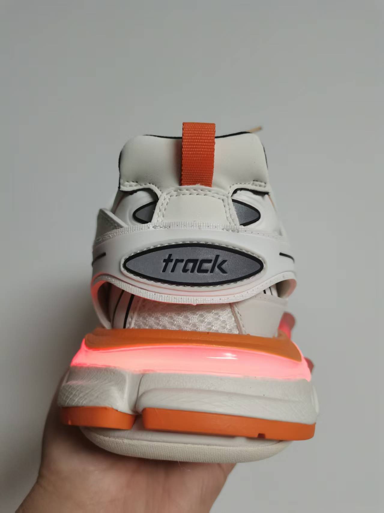 Track LED tracks Casual Light 3 3.0 Triple Sneakers 7.5 7.0 Runner Men Women Grey Blue Gomma Leather Beige Black Pink Trainer Nylon Printed Platform for Trainers Shoe