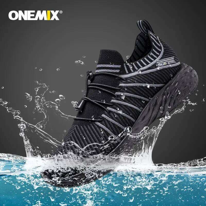 ONEMIX Waterproof Running for Men Breathable Light Women Training Walking Sneakers Outdoor Trekking Slip-on Sports Shoes X251225