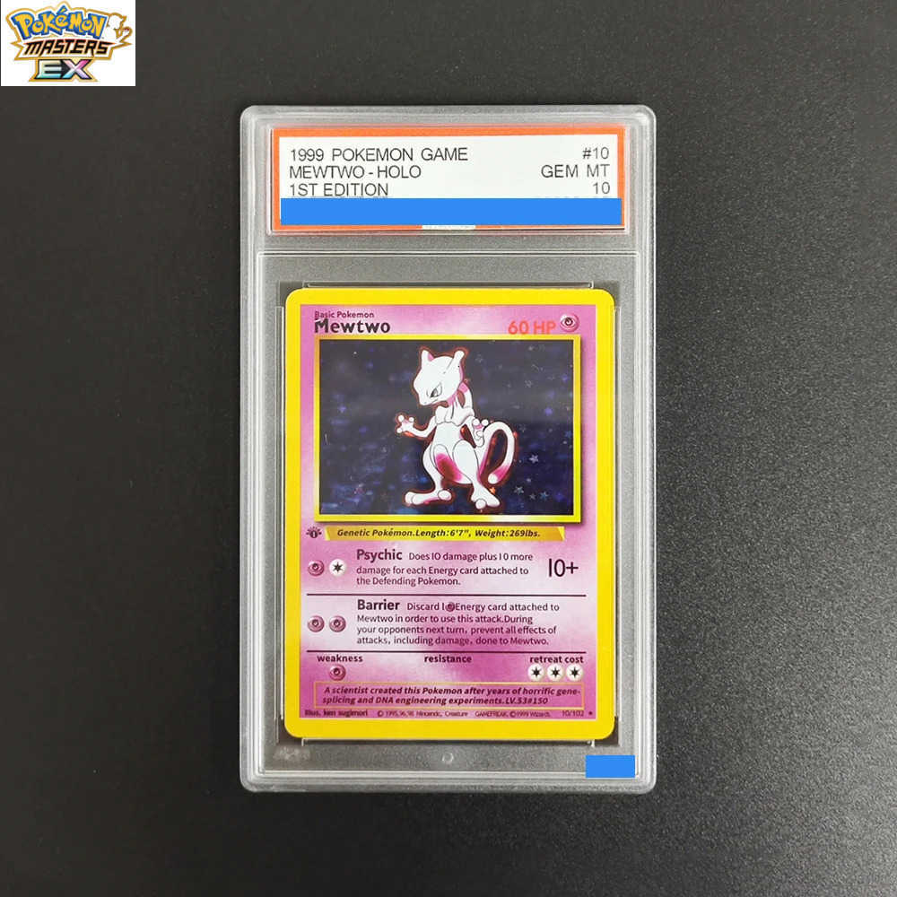 DIY POKEMON Card 1999 GAME 1ST EDITION CHARIZARD MEWTWO GYARADOS BLASTOISE HOLO Grade 10 Collection Card L251225F6J1